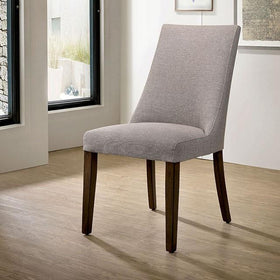 Woodworth Walnut Padded Side Chair (2/CTN)