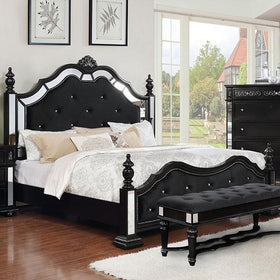 Azha Black Cal.King Bed