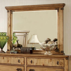 PIONEER Weathered Elm Mirror