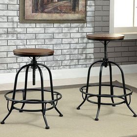 SILVIA I Medium Oak Counter Ht. Stool (2/CTN)