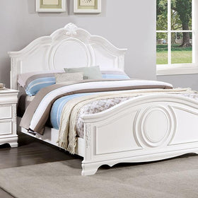 ALECIA Twin Bed, White