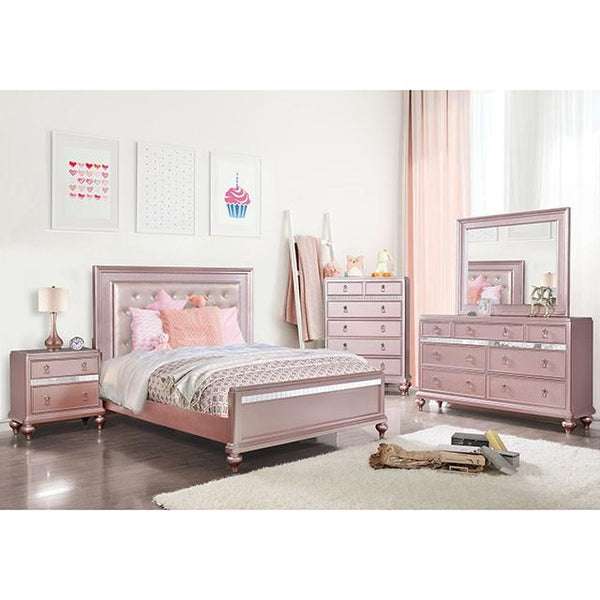 Ariston Rose Pink Full Bed