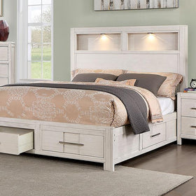 KARLA E.King Bed, White