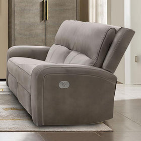 VASILIOS Power Loveseat, Taupe