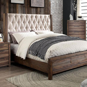 Hutchinson Rustic Natural Tone/Beige Cal.King Bed