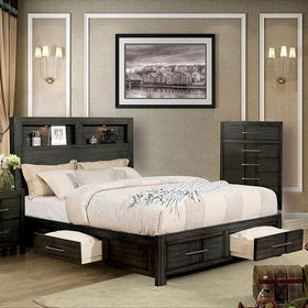 KARLA E.King Bed, Gray