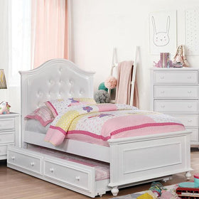 OLIVIA White Twin Bed