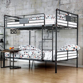 Olga I Antique Black Full/Full Bunk Bed