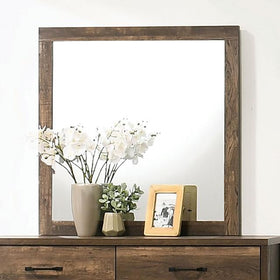 DUCKWORTH Mirror, Light Walnut