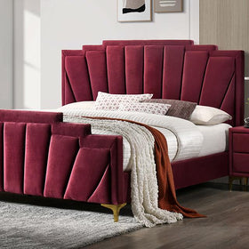 FLORIZEL Queen Bed, Red