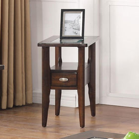 RIVERDALE Side Table, Dark Walnut