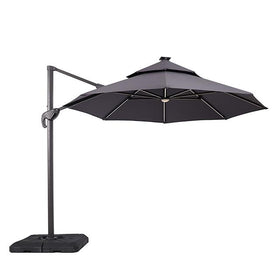 Nuti 10 Ft Round Umbrella w/ LED Light + 37