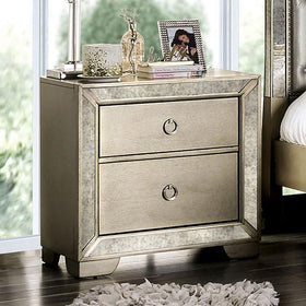 LORAINE Champagne Night Stand