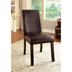 GLADSTONE I Dark Walnut Side Chair (2/CTN)