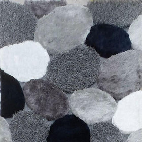 Vancouver Gray/Navy 5' X 7' Area Rug