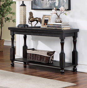 CALANDRA Sofa Table, Antique Black