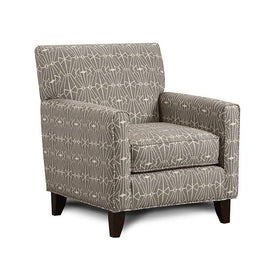 PARKER Gray/Pattern Chair, Crystal Pattern