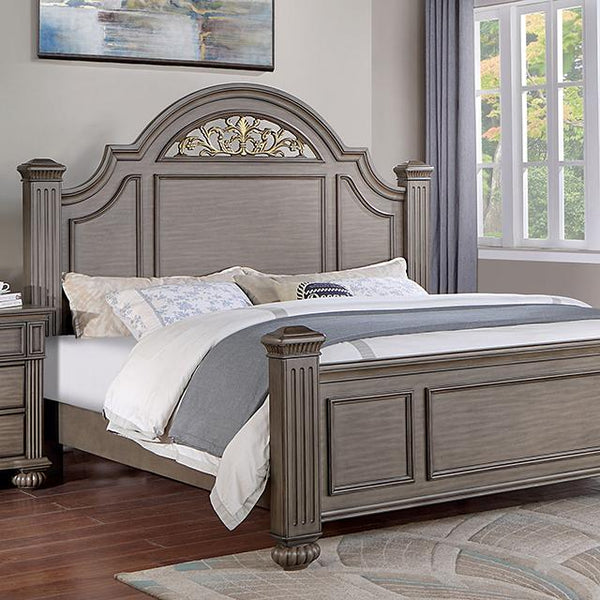 SYRACUSE Cal.King Bed, Gray image