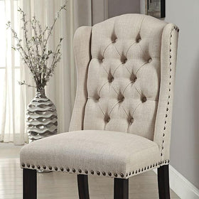 Wingback Chair, Beige (2/CTN)