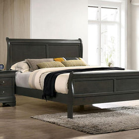 LOUIS PHILIPPE E.King Bed, Gray