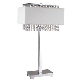 NAYA Table Lamp, Hanging Crystal