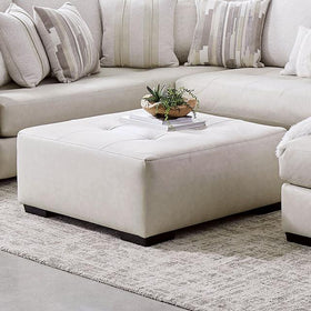 WARRENTON Ottoman, Ivory