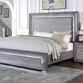 RAIDEN Cal.King Bed, Gray