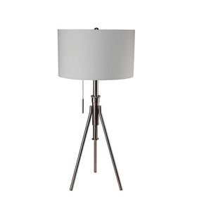 Zaya Brushed Steel Table Lamp