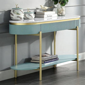 KOBLENZ Sofa Table, Light Teal