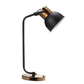 URIEN Table Lamp, Black/Antique Gold