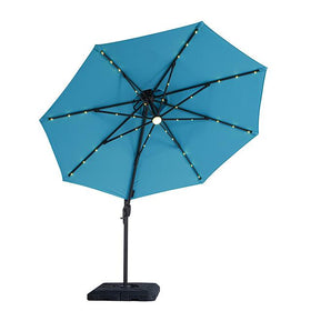 Nuti 10 Ft Round Umbrella w/ LED Light + 37