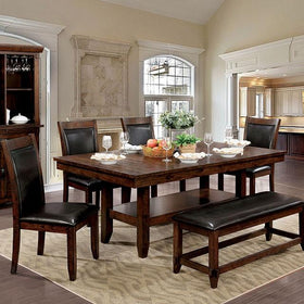 MEAGAN I Brown Cherry Dining Table