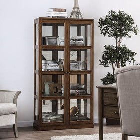 Vilas Oak Curio Cabinet