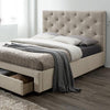 SYBELLA Cal.King, E.King, Queen, Full, & Twin Bed, Beige