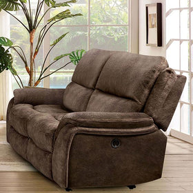 HENRICUS Loveseat, Dark Brown