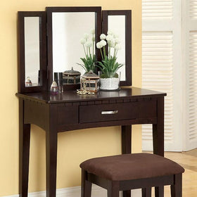 Potterville Espresso Vanity Table