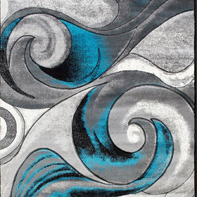 Niksar Turquoise 5' X 7' Area Rug