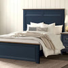 Pinetop Twin & Full Bed White & Blue