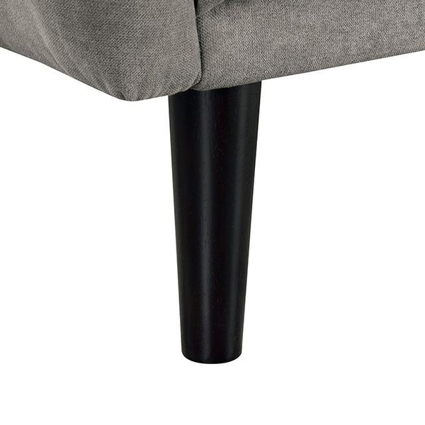 Aristide Futon Sofa Grey & Brown