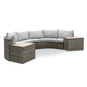 Barbuda 6 Pc. Sectional Sofa w/ 2 End Tables