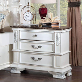 ESPARANZA Night Stand, Pearl White