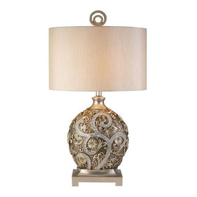 Estelle Champagne Silver Table Lamp