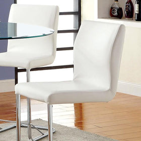 LODIA II White Counter Ht. Chair