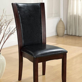 Manhattan I Dark Cherry/Brown Side Chair, Espresso (2/CTN)