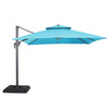 Hero 10 Ft Square Umbrella w/ Double Top + 37