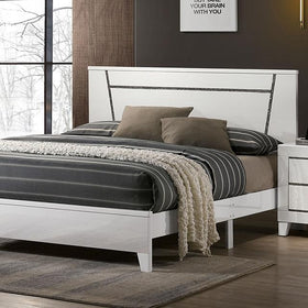 MAGDEBURG Cal.King Bed, White