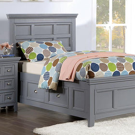 CASTLILE Twin Bed, Gray