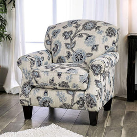 Nash Ivory Chair, Floral