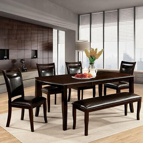 Woodside Dark Cherry/Espresso Dining Table