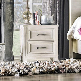 Tywyn Antique White Night Stand